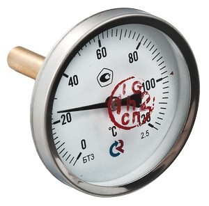 Термометр БТ-31 Dy63 с задн. подкл., 1/2" 0-120* (БТ-31) (ZKFM0TT63) 