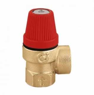 Клапан предохранительный 3/4" вн 6 Бар CALEFFI