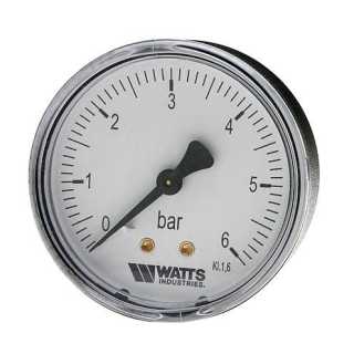 Манометр MDA 80/16 (1/4",0-16бар)(аксиальный) WATTS 10008029