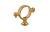 BIS Хомут для труб декоративный М6 22мм (латунь) WALRAVEN (0828022)