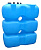 АНИОН Бак Т 1500 КЗ синий верт.прямоуг. (крышка 115мм) с нижним сливом, БЕЗ дыхательного клапана
